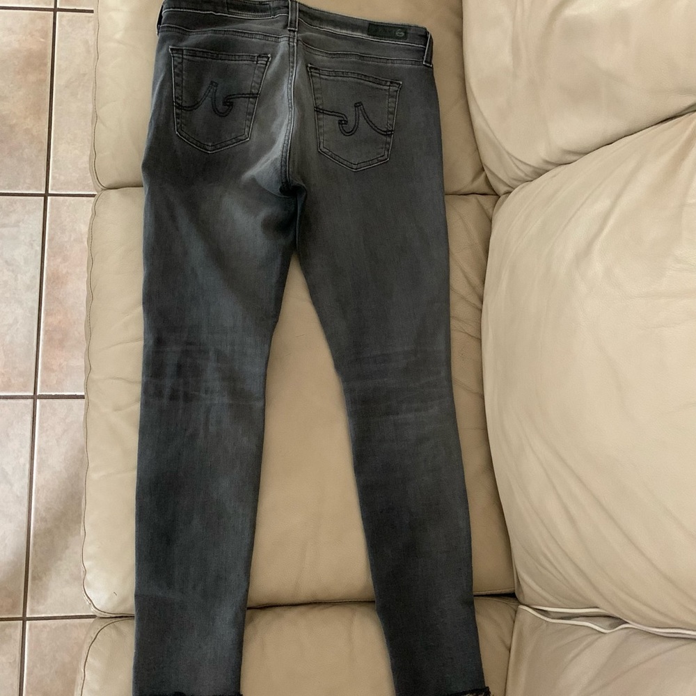 Adriano Goldschmied Skinny Destroyed Ankle Jeans - Picture 12 of 16